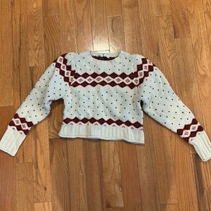 Cropped Zara sweater size m